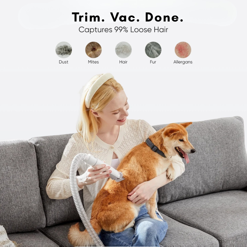 GroomiVac™ All-in-One Pet Grooming Vacuum